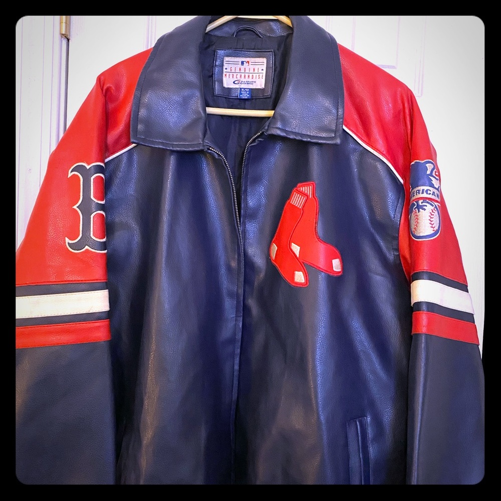 Genuine Red Sox Leather Jacket, size XL